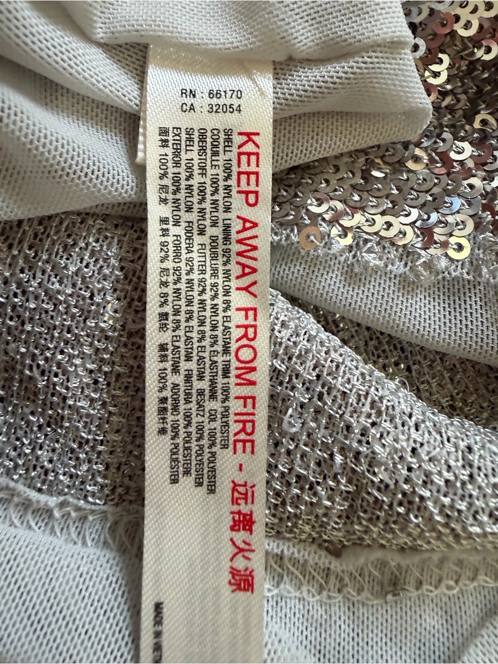 Free People Double Take Silver Sequin Mini Slip Dress Women’s Size Medium - Picture 8 of 8